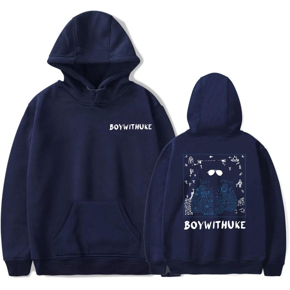 Boywithuke Hoodies New Vintage Merch Hooded Women Men Casual Streetwear Fashion Sweatshirts Clothes