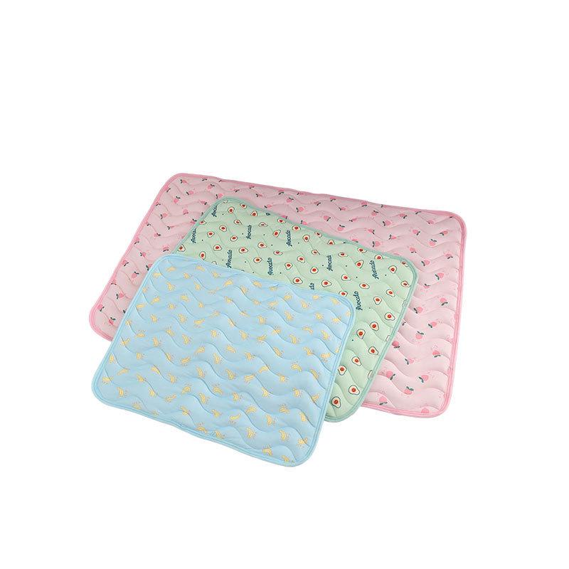 Summer Ice Silk Pet Cooling Pad - Breathable Cushion for Cats and Dogs