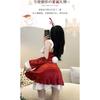 Xian Yi Christmas Dress Sexy Red Velvet Dress Plus Size Party Prom Bunny Cos New Year's Robe