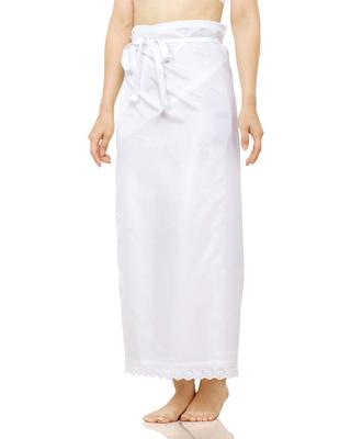 Washable with All Year for Women Undergarment, White, Lace, Round, 05, (L)
