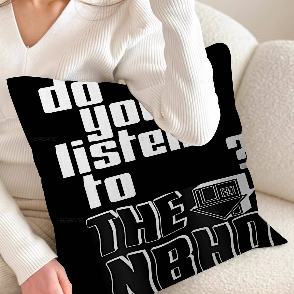 

The N-Neighbourhood Band Pillow Gifts Home Office Furnishings Bedroom Sofa Car Cushion Cover case 45x45cm 12x12Inch