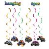 Blaze Monster Balloons Machines Race Car Birthday Party Decoration Tableware Tablecloth Plate Cup Napkin Bag Racing Party Favors