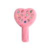 Plüschgriff Spiegel Tragbar Herzform Make-up Spiegel Diamant Kosmetikspiegel Für Mädchen Frauen Kreatives Geschenk Heimdekoration