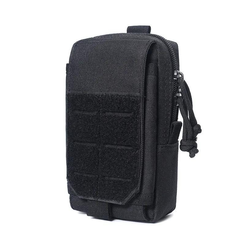 Cheap Black Tactical Molle Pouch Waist Bag Outdoor Men EDC Tool Bag Utility Gadget Organizer Vest Pack Purse Mobile Phone Case