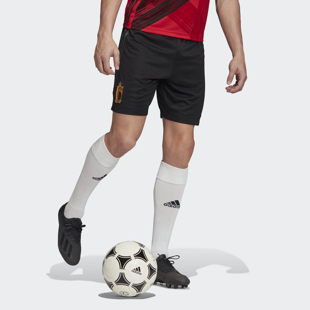 Adidas Belgium National Team Home Football Shorts Men Bottoms Black EJ8554