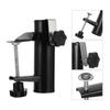 Umbrella Holder Beach Fixing Rack Clamp for Balcony Deck Metal Patio Outdoor Stand Parts Courtyard Black Fixed Clip