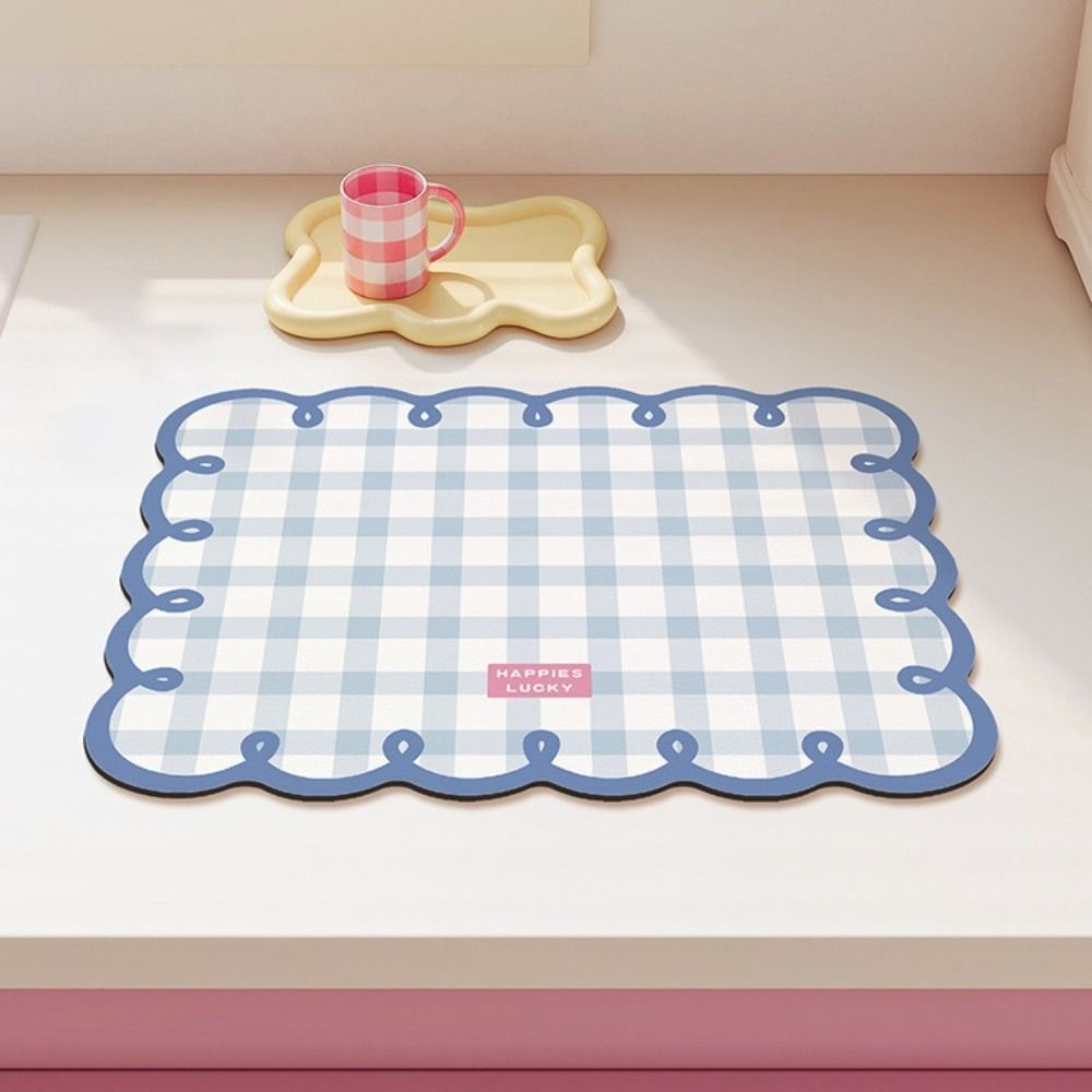 Super Absorbent Coffee Machine Mat Dish Drying Tableware Pad Draining Mat Kitchen Drain Pad  Home