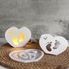 Silicone Mould Mother's Day Silhouettes Molds Plasters Molds Heart Casting Molds for Wedding Home Decoration
