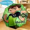 Custom Name Umbrella Ben Alien Force Umbrella 8-Frame for Travel, Camping, Casual Lightweight Portable, Essential for Family Gifts