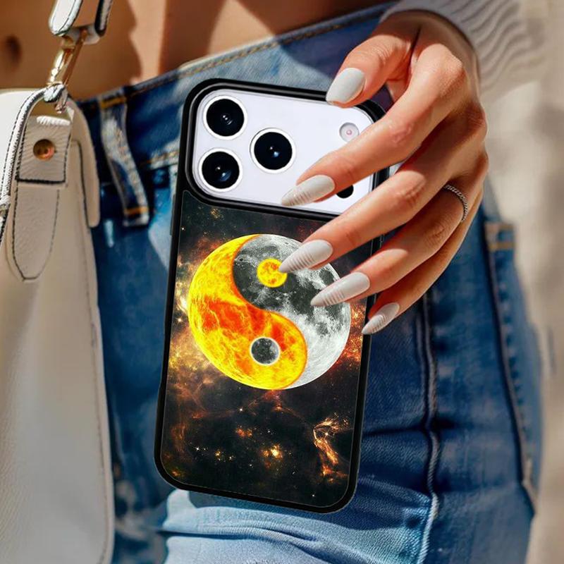 Eight Diagrams Taiji Yin Yang Phone Case For iPhone 17 Air 14 15 13 12 Max Cover For Apple 14 15 16 16e 11 Pro Max Plus