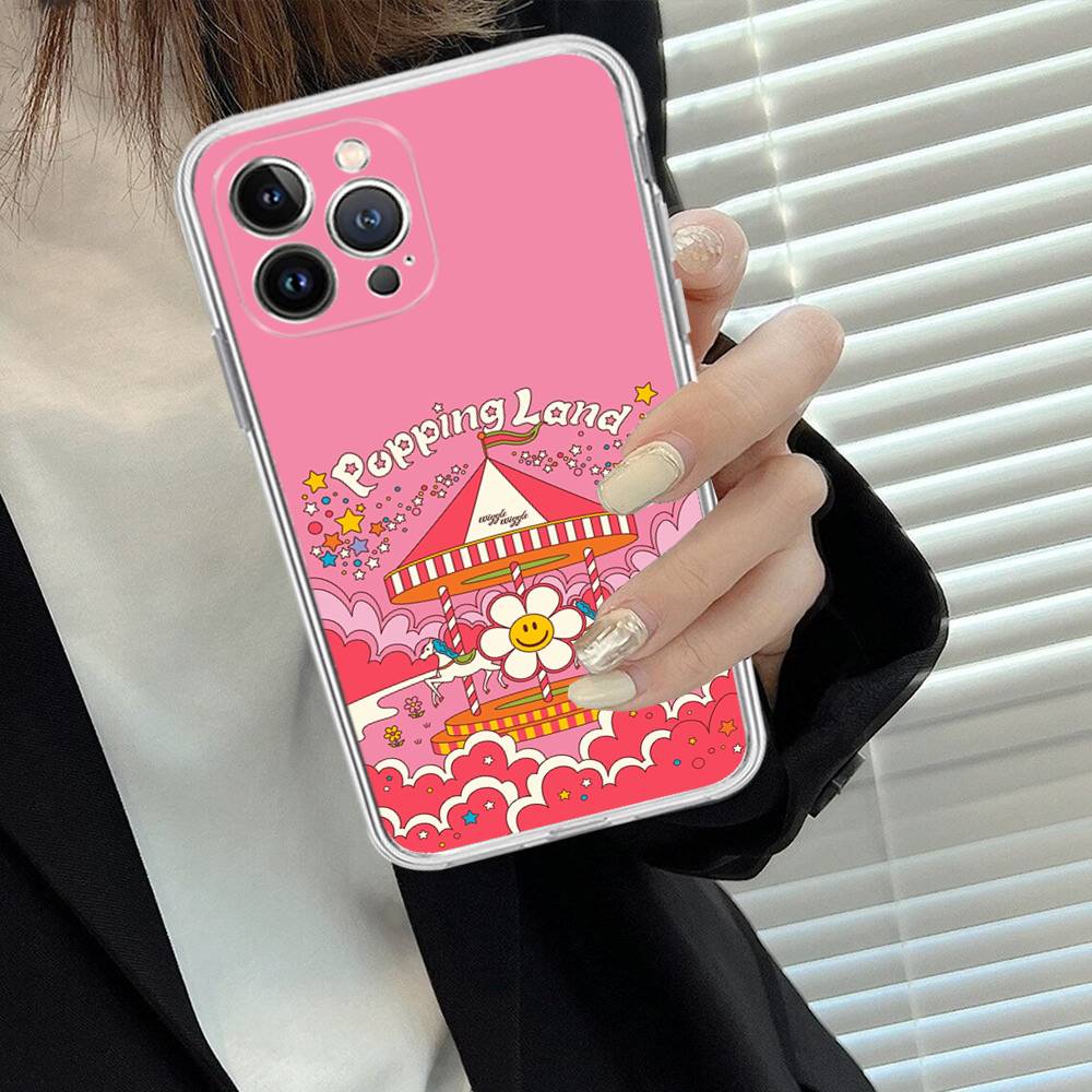Cartoon Cute W-Wiggle W-WiggleS Phone Case For IPhone 17 16 15 14 13 11 12 Pro Max 16 Plus Transparent