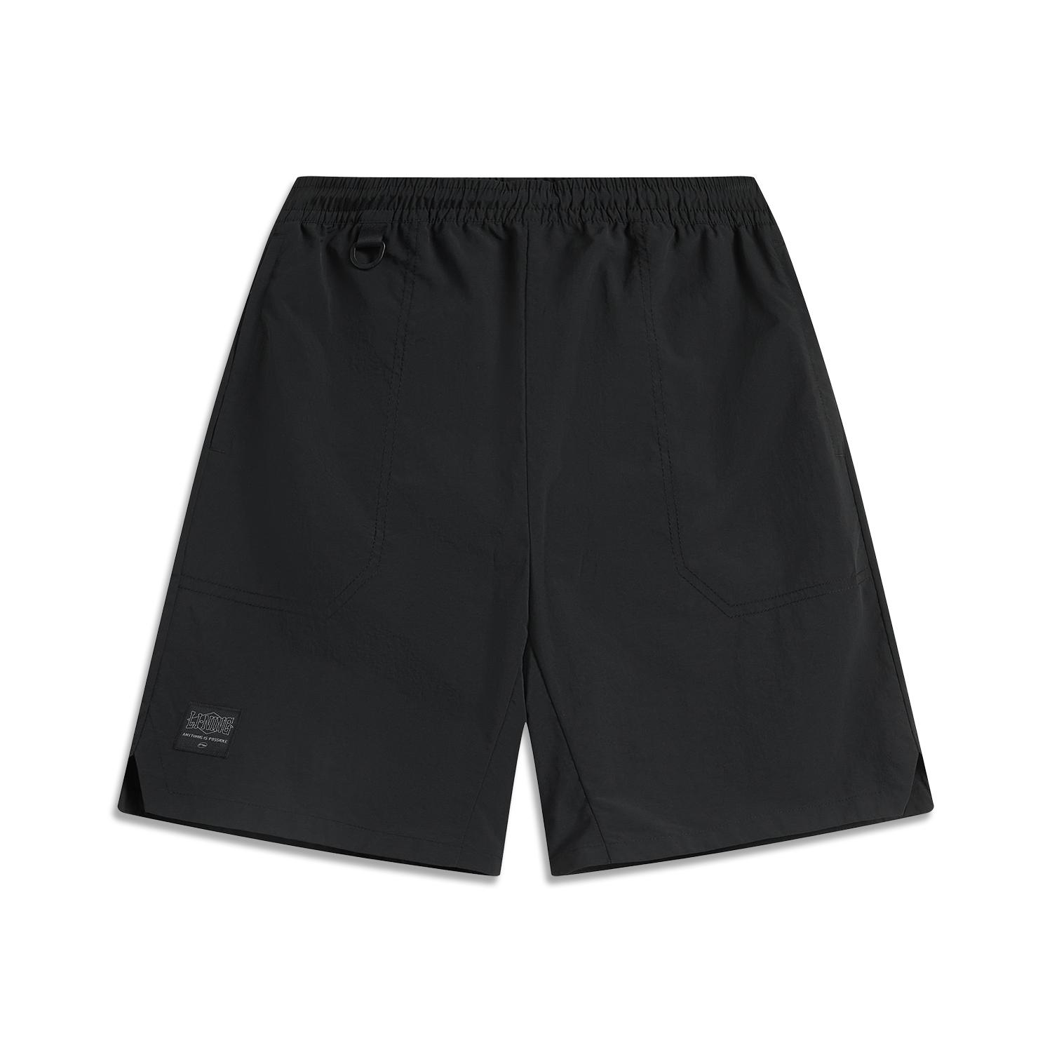 

Li-Ning Модные Универсальные Быстросохнущие Прохладные Защита от Ультрафиолета Однотонные Со средней Посадкой Удобные Дышащие Повседневные Шорты AKSV301-7 S