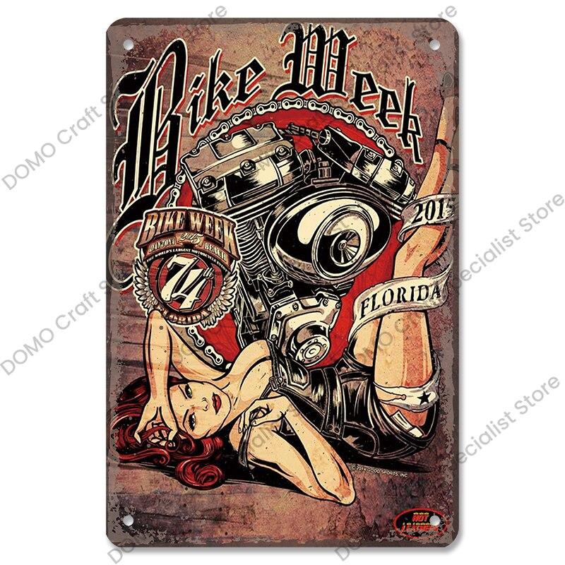 Vintage Motocross Poster Metal Tin Signs  Motorcycle Grand Prix Metal Plaque Retro Wall Decor for Garage Moto Club Man Cave
