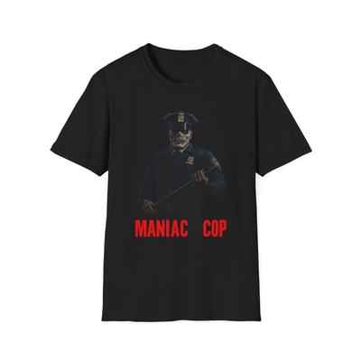 Maniac Cop T-Shirt, Horrorfilm T-Shirt, Vintage Kultfilm Shirt, Retro Polizei