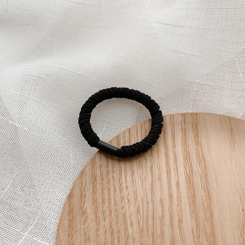 5Pcs/Lot Hair Ropes Women Girls Simple Basic Elastic Hair Rubber Bands Headwear Solid Color Headband Fashion Hair Accessories