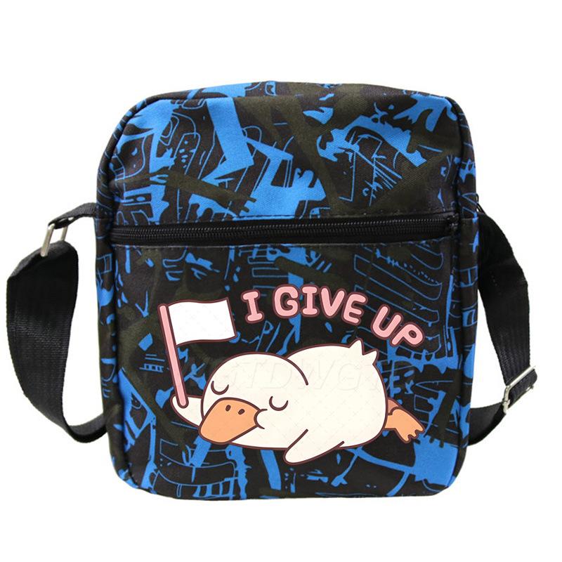 Cute printed shoulder bag casual multi-functional oblique span bag small bag student stationery bag
