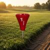 Golf Tee Marker Pointed Metal Stake CupShaped Open rims Athletic Gear