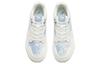 Women's Sneakers Anta Slip Resistant Abrasion Resistant Low top Skateboard Shoes Women's White Blue Tie Dye