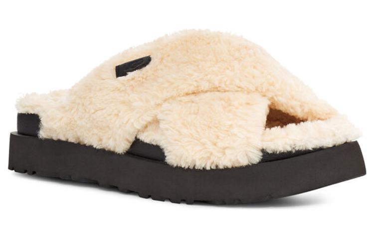UGG Fuzz Sugar Cross Slides 1135131-NBLC