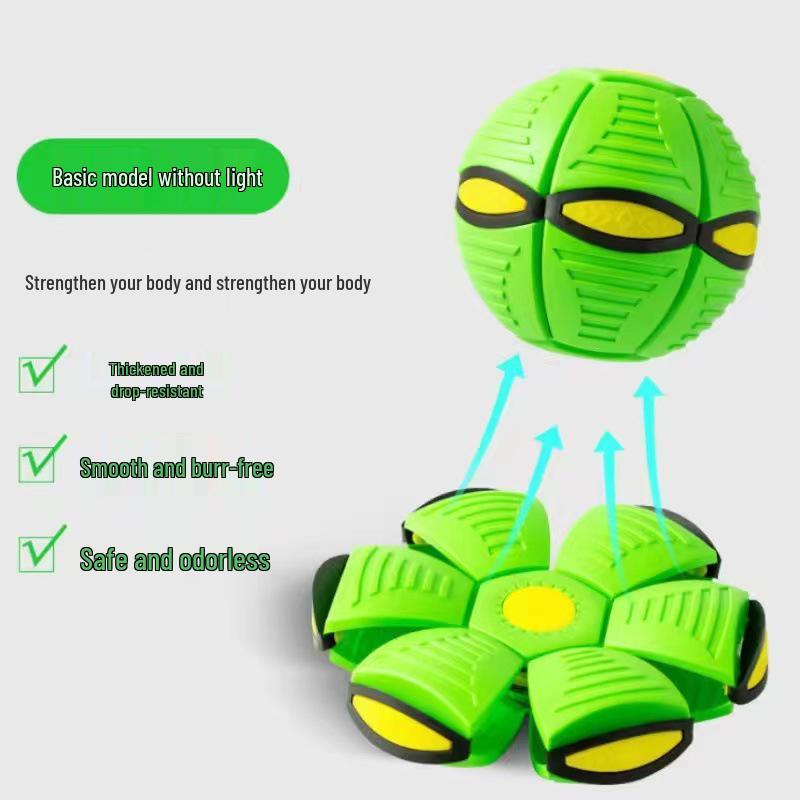 Transformable Luminous Bouncy Ball Toy for Boys - Elastic Outdoor & Educational fun!