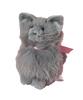 [Bleu Bleuet] Fluffy Cat Plush Toy - Cat Mascot - Healing Plush Photo (Gray)