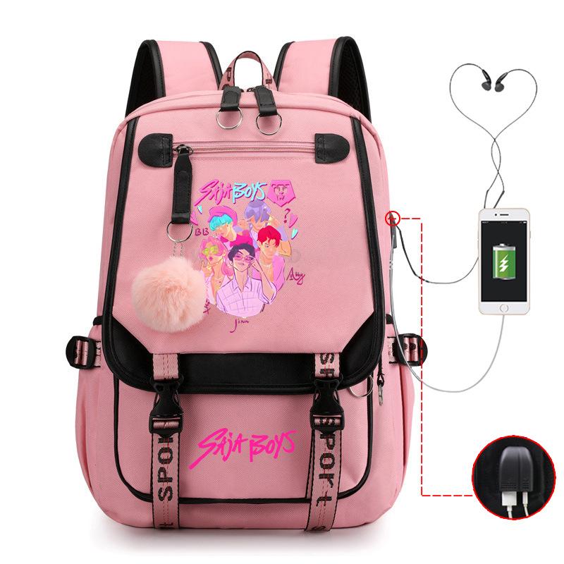 Witch Hunters Peripheral Korean Edition Student School Bag Cross-border College Wind Reduction Large Capacity Ridge Backpack
