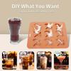 Silicone Eagle Ice Tray 9-Cavity Easy Release Chocolate Biscuit Mold DIY Creative Animal Shape Ice Cube Maker for Kitchen Baking