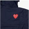 Comme Des Gar Ons Red Double Heart Wappen Jacket Az J501 051