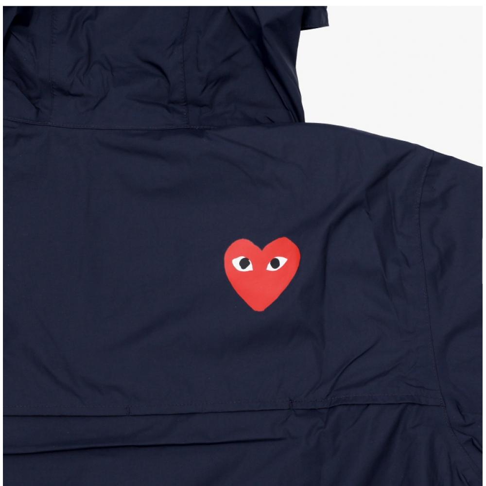 Comme Des Gar Ons Red Double Heart Wappen Jacket Az J501 051