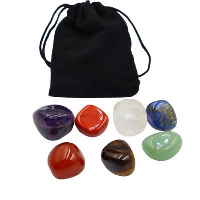 Naturstein Set 7 Reiki Heilstein Quarz Mineral Schmuckstück Heilstein Heimdekoration Bastelsteine Geschenke