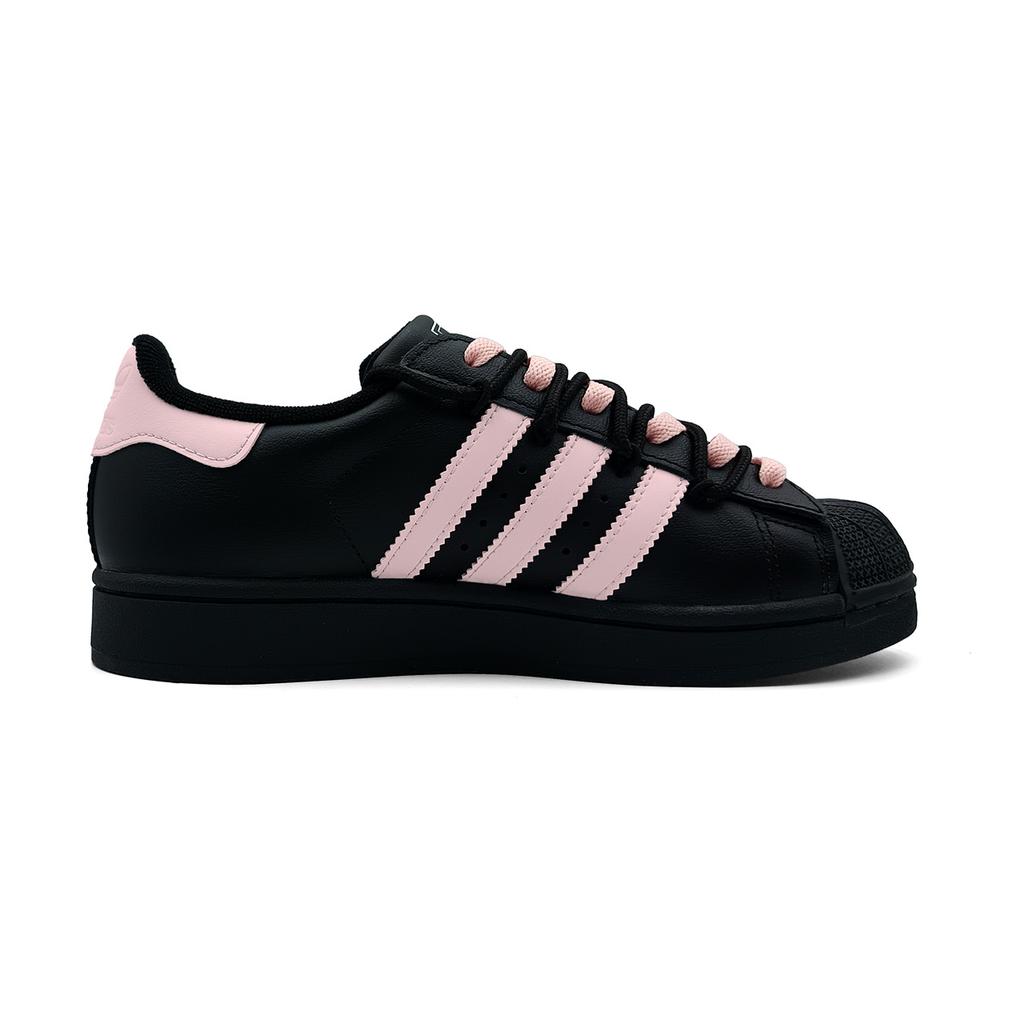 Adidas Originals Superstar 2 Encounter Of Youth Abrasion Resistant Low top Skateboard Shoes Women's Black Pink JI0079( team927-)