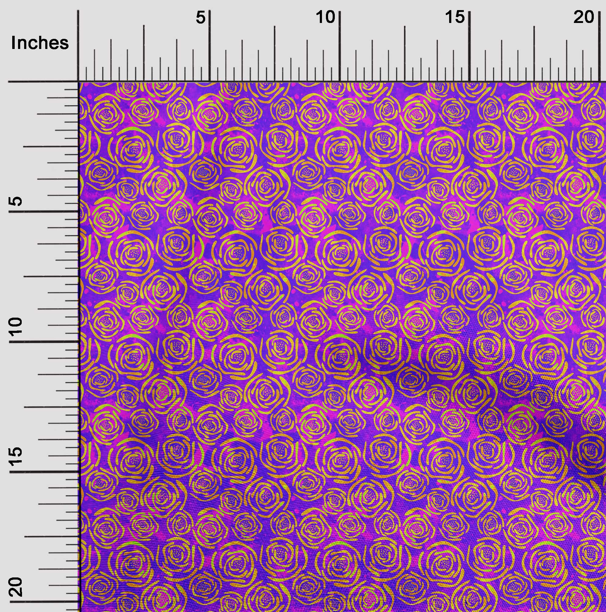 

oneOone Жоржет, віскоза, темна золотарник, швейний матеріал, тканина з принтом у дворі, 42 дюйма. 42 Inch Wide - Viscose Chiffon рожевий