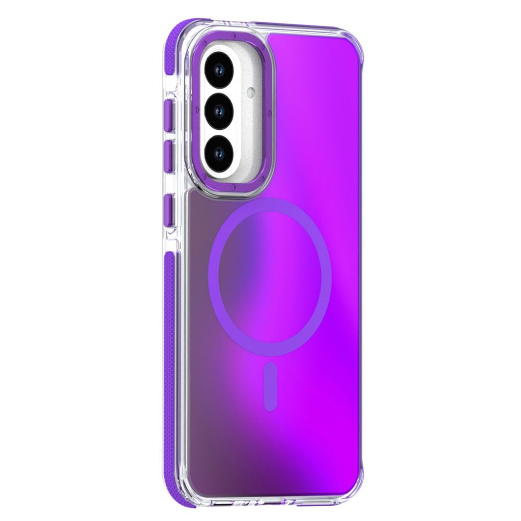 For Samsung Galaxy S26 / S26 Pro Magnetic Case Cute Fluorescent Design TPU Acrylic Phone Back Cover
