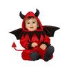 BABY DEMON COSTUME 18/24 MONTHS Red, Burgundy