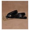 Womens Genuine Leather Belt With Hollow Cut Design Slim Waistband Casual Office Jeans Outfits Zinc Alloy Pin Buckle