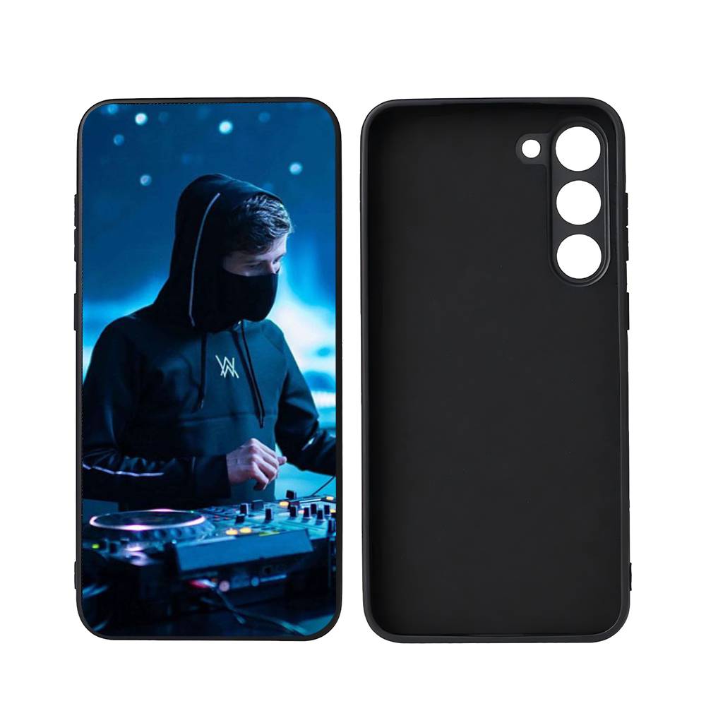 A-alan W-walker Luxuriöse Schwarze Handyhülle Für Samsung Galaxy S23 S24 S25 Ultra S22 Plus S21