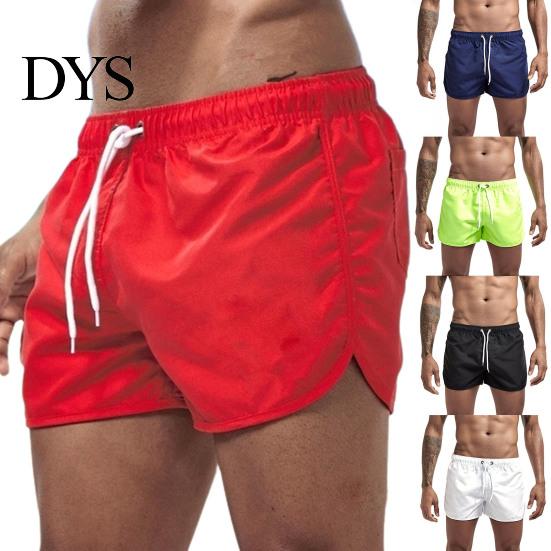 Beach Shorts Men Super Soft Wear Resistant Polyester Pants Summer Swim Trunks for Male Swimwear