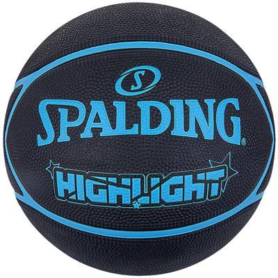 SPALDING Highlight Ball, Unisex Black Basketball