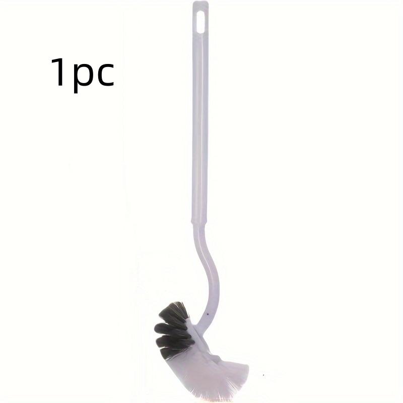 1pc/2pcs Toilet Brush, Bathroom Cleaning Brush, Long-Handled Soft-Bristled Brush, Household Toilet Cleaning Brush