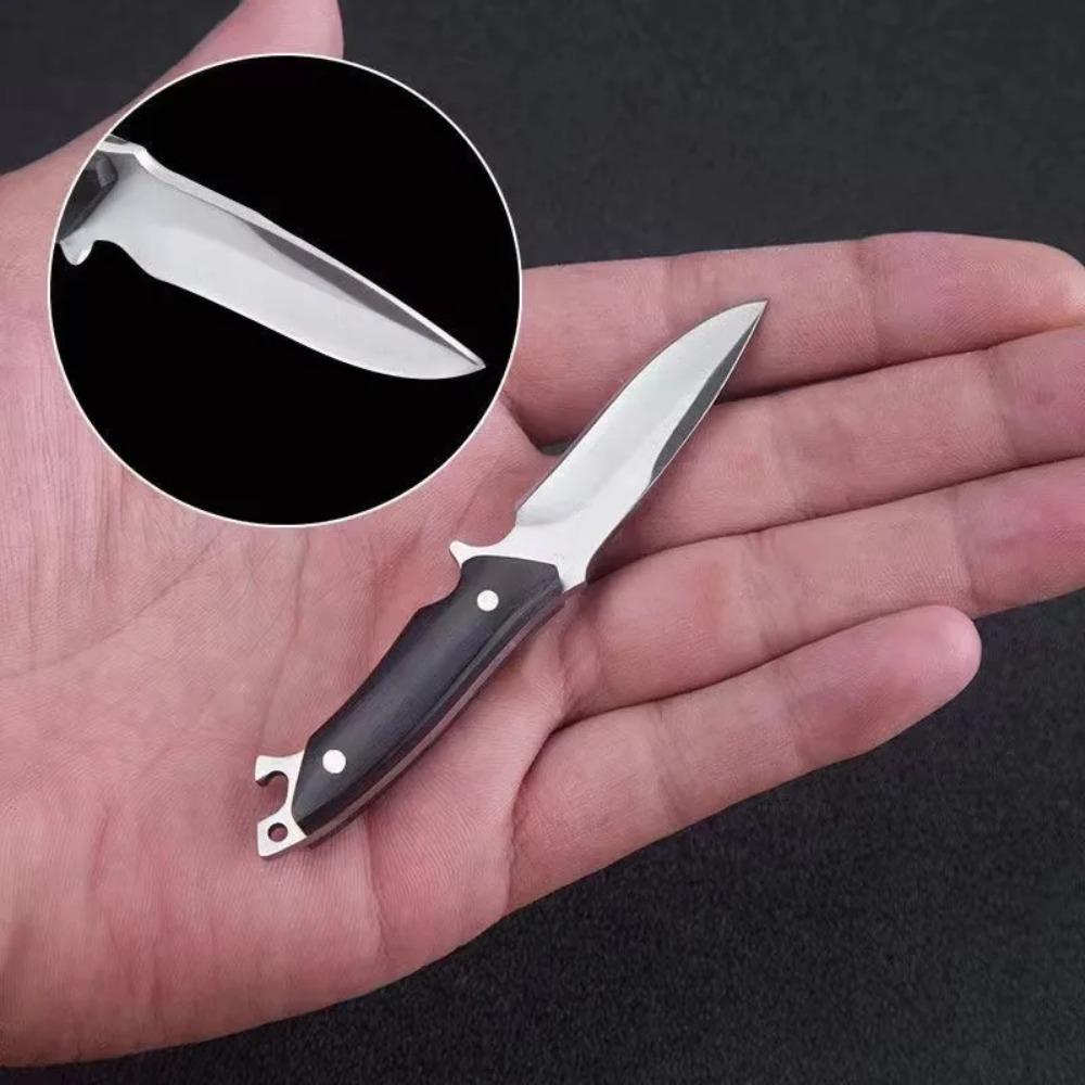 EDC Portable Mini Pocket Knife  Sharp of the Courier Knife with Scabbard Keychain Decoration Used To Open a Box