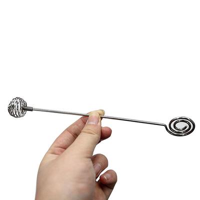 Edelstahl Honig Löffel Swizzle Löffel Stick Ei Beater Mischen Schneebesen Werkzeug