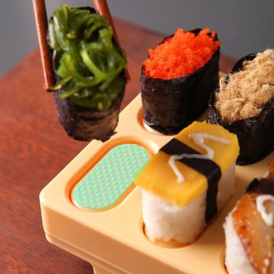 Sushi Pressform Rechteckig Musubi Maker Presse 10 In 1 Mini Japanischer Onigiri Sushi Nigiri Reisballform DIY Sushi Maker Set