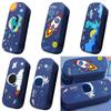 Large Capacity Cartoon Pencil Case Creative Double Layer PU Waterproof Stationery Box Student School Supplies