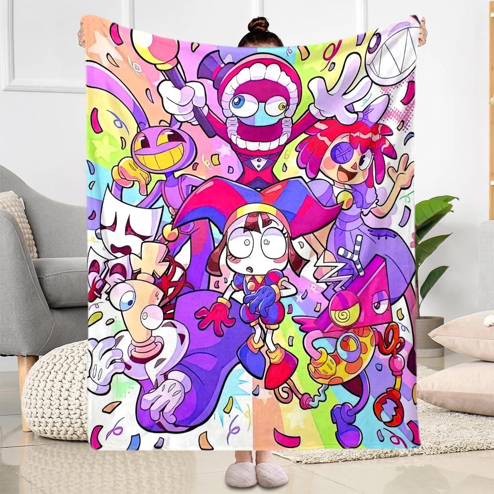 Digital Circus Blanket Ultrasoft Great For Bed Seaside Couch For All Seasons Warmthful Decor Ideal Gift For Birthday Valentine'S Day