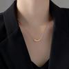 Five Blessings Gold-Plated Necklace - Japanese/Korean Light Luxury Niche Jewelry for Women