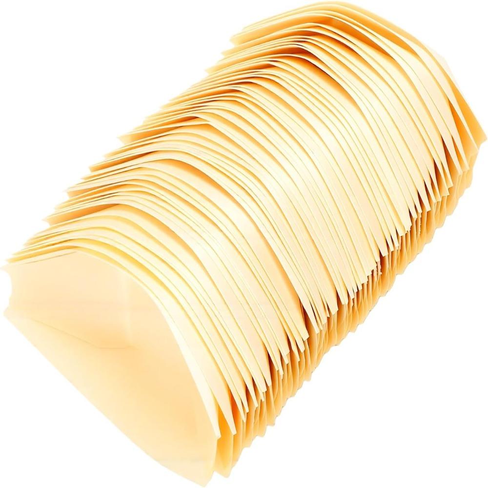 100Pcs Lightweight Appetizer Platters Wood Grain Mini Trays Practical Sushi Boat Trays Tastings