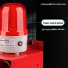 Infrared Motion Sensor Alarm with Sound and Light Alerts, High-Decibel Siren, and Voice Broadcast