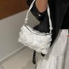 Autumn and winter new fashion armpit bag small fresh simple casual shoulder bag sweet flower handbag