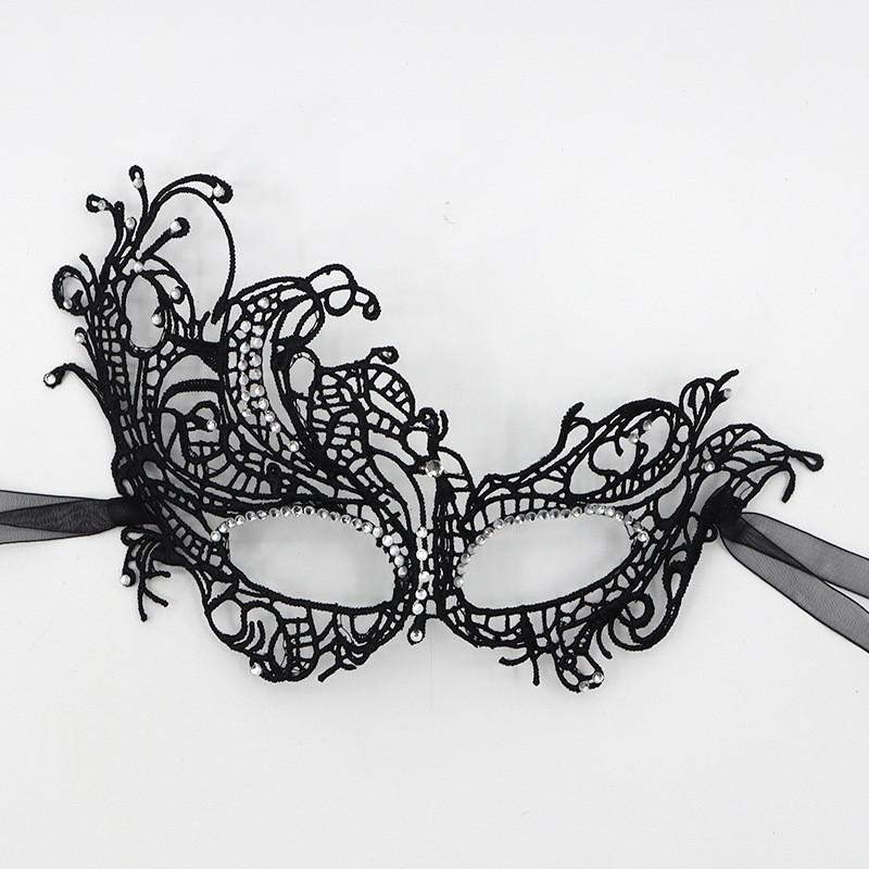 Princess Lace Phoenix Mask With Glitter And Gradient Colors For Halloween Costume Party