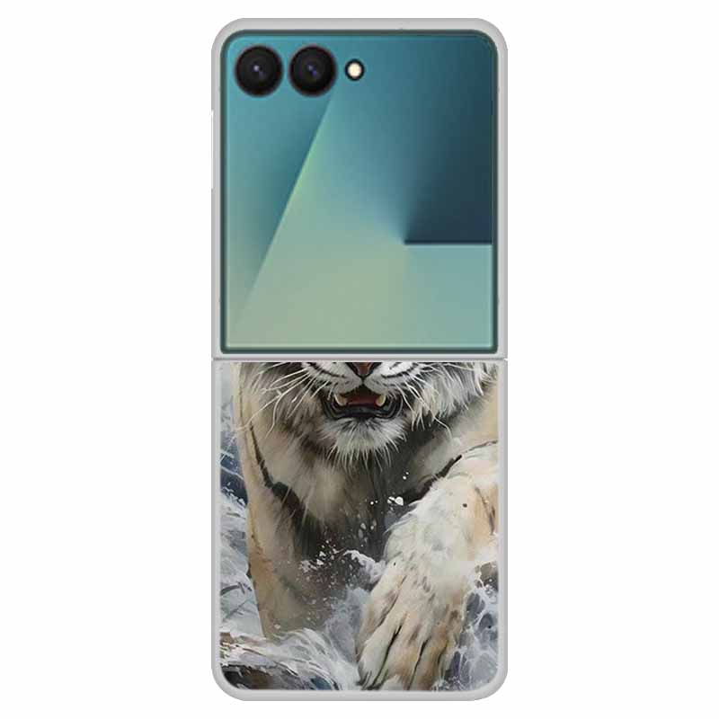 Phone Case For Samsung Galaxy Z Flip 7 5G Case ZFlip 7 Funda 6.9" Clear Plastic / PC Hard Coque For Samsung Galaxy Z Flip7 Cases